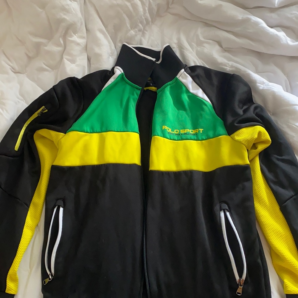 Mens polo sport zip up jacket